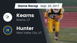 Recap: Kearns  vs. Hunter  2017