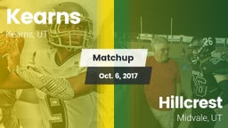 Matchup: Kearns  vs. Hillcrest   2017