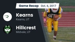 Recap: Kearns  vs. Hillcrest   2017