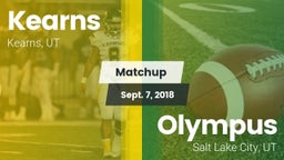 Matchup: Kearns  vs. Olympus  2018