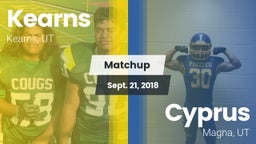 Matchup: Kearns  vs. Cyprus  2018