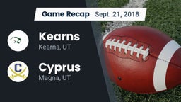 Recap: Kearns  vs. Cyprus  2018