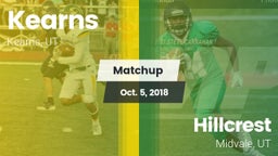 Matchup: Kearns  vs. Hillcrest   2018