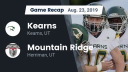 Recap: Kearns  vs. Mountain Ridge  2019