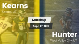 Matchup: Kearns  vs. Hunter  2019