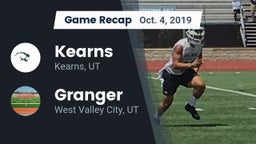 Recap: Kearns  vs. Granger  2019