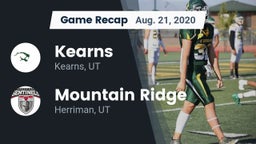 Recap: Kearns  vs. Mountain Ridge  2020