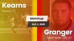 Matchup: Kearns  vs. Granger  2020