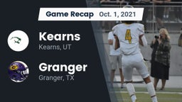 Recap: Kearns  vs. Granger  2021