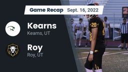 Recap: Kearns  vs. Roy  2022