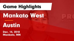 Mankato West  vs Austin  Game Highlights - Dec. 14, 2018