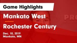 Mankato West  vs Rochester Century  Game Highlights - Dec. 10, 2019