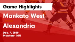 Mankato West  vs Alexandria  Game Highlights - Dec. 7, 2019