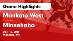 Mankato West  vs Minnehaha Game Highlights - Dec. 19, 2019