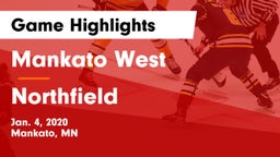 Mankato West  vs Northfield  Game Highlights - Jan. 4, 2020