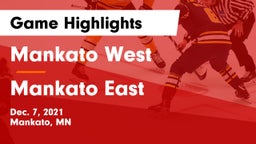 Mankato West  vs Mankato East  Game Highlights - Dec. 7, 2021