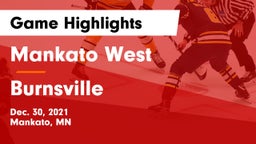 Mankato West  vs Burnsville  Game Highlights - Dec. 30, 2021