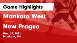 Mankato West  vs New Prague  Game Highlights - Nov. 29, 2022