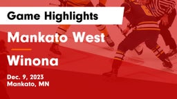 Mankato West  vs Winona  Game Highlights - Dec. 9, 2023