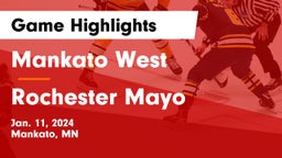 Mankato West  vs Rochester Mayo  Game Highlights - Jan. 11, 2024