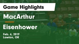 MacArthur  vs Eisenhower  Game Highlights - Feb. 6, 2019