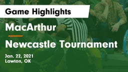 MacArthur  vs Newcastle Tournament Game Highlights - Jan. 22, 2021