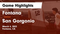 Fontana  vs San Gorgonio Game Highlights - March 4, 2023