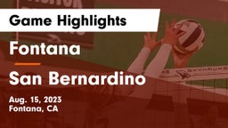 Fontana  vs San Bernardino  Game Highlights - Aug. 15, 2023