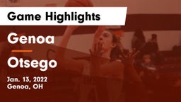 Genoa  vs Otsego  Game Highlights - Jan. 13, 2022