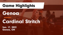 Genoa  vs Cardinal Stritch  Game Highlights - Jan. 17, 2022