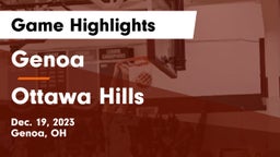Genoa  vs Ottawa Hills  Game Highlights - Dec. 19, 2023