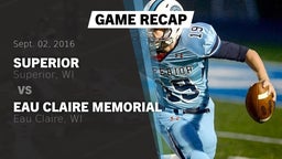 Recap: Superior  vs. Eau Claire Memorial  2016
