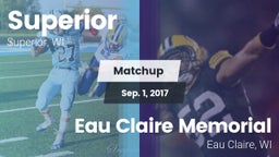 Matchup: Superior  vs. Eau Claire Memorial  2017