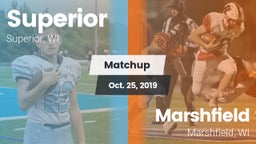 Matchup: Superior  vs. Marshfield  2019