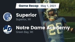Recap: Superior  vs. Notre Dame Academy 2021