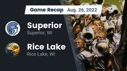 Recap: Superior  vs. Rice Lake  2022