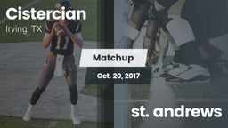 Matchup: Cistercian High vs. st. andrews 2017