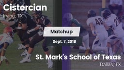 Matchup: Cistercian High vs. St. Mark's School of Texas 2018