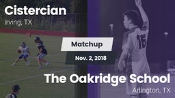 Matchup: Cistercian High vs. The Oakridge School 2018