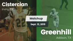 Matchup: Cistercian High vs. Greenhill  2019