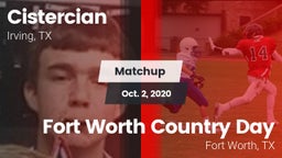 Matchup: Cistercian High vs. Fort Worth Country Day  2020