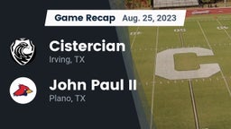 Recap: Cistercian  vs. John Paul II  2023