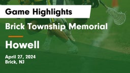 Brick Township Memorial  vs Howell  Game Highlights - April 27, 2024