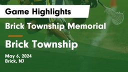 Brick Township Memorial  vs Brick Township  Game Highlights - May 6, 2024
