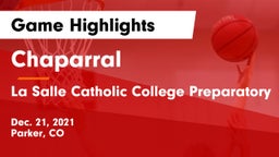 Chaparral  vs La Salle Catholic College Preparatory Game Highlights - Dec. 21, 2021