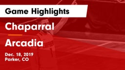 Chaparral  vs Arcadia  Game Highlights - Dec. 18, 2019
