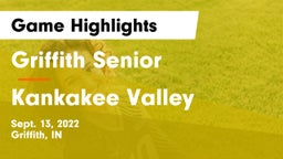 Griffith Senior  vs Kankakee Valley  Game Highlights - Sept. 13, 2022