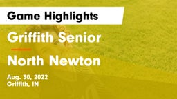 Griffith Senior  vs North Newton  Game Highlights - Aug. 30, 2022