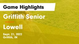 Griffith Senior  vs Lowell  Game Highlights - Sept. 21, 2022
