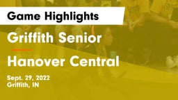Griffith Senior  vs Hanover Central  Game Highlights - Sept. 29, 2022